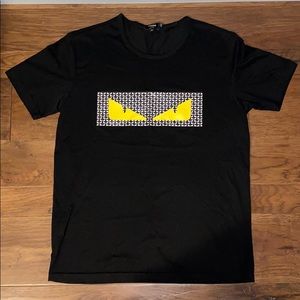 Fendi Eyes Box Logo T-Shirt